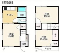 東中野2丁目戸建の間取り画像