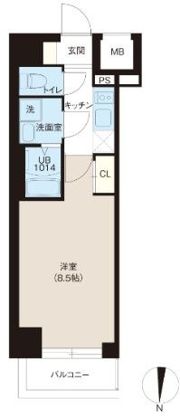 aLATO錦糸町southの間取り画像