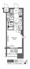 プラウドフラット三軒茶屋の間取り画像