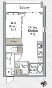 LiveCasa千鳥町の間取り画像