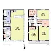 羽田2丁目戸建1号棟の間取り画像