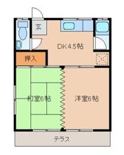 井上アパートの間取り画像