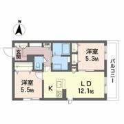 シャーメゾンシャルム磯上の間取り画像