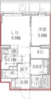 サザンクレスト高師浜の間取り画像