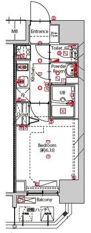 MAXIV東別院の間取り画像