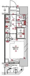 MAXIV東別院の間取り画像
