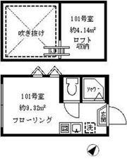 フェリスフルートの間取り画像