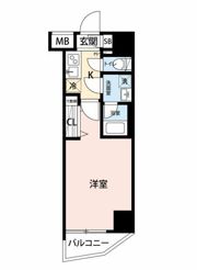 マイナビSTAYアーバンスイート浅草橋リバーサイドの間取り画像