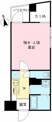 ピークサイドレジデンス早稲田の間取り画像