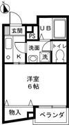 スタジオロワール中野の間取り画像