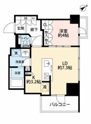 シャリエ御茶ノ水の間取り画像