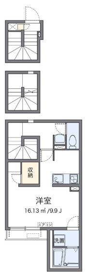 クレイノkeyakiⅡの間取り画像