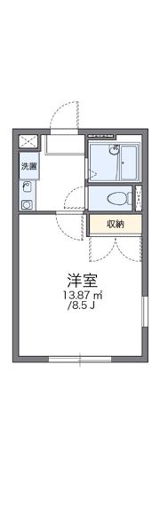 レオパレスルミエールの間取り画像