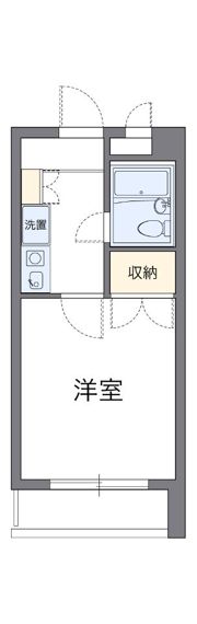 レオパレスRXコスモMの間取り画像