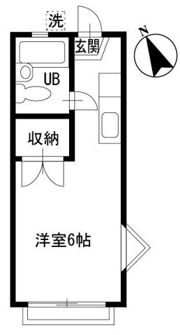 スカイハイツの間取り画像