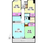 パルテ西山の間取り画像