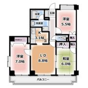 ビラ ヴェスタの間取り画像