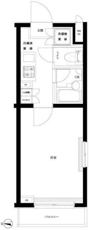 ルーブル早稲田六番館の間取り画像