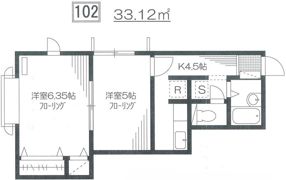 ハイツオクサワの間取り画像