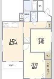 アビテ羽衣の間取り画像
