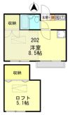 メゾンドロワールの間取り画像