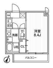 ALTERNA北品川の間取り画像