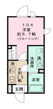 STRIPES 豪徳寺の間取り画像