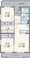 シャンフレーズの間取り画像