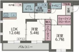 バーディ豊田Ⅰの間取り画像