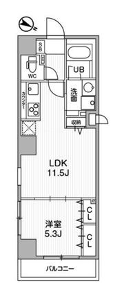 ALTERNA北品川の間取り画像