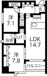 AREX丸の内の間取り画像