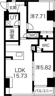 AREX丸の内IIの間取り画像