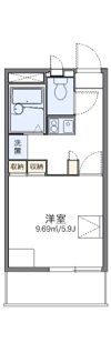 レオパレス北斗の間取り画像