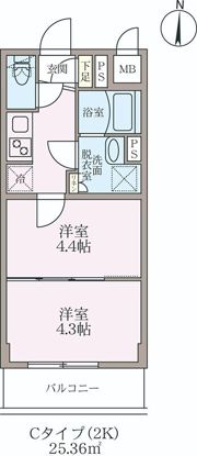 ラヴィエール住吉駅前の間取り画像