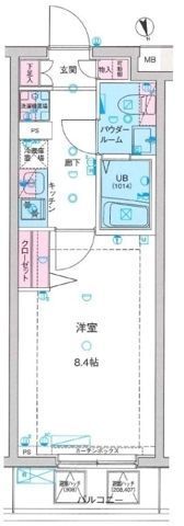 GENOVIA亀戸水神 skygardenの間取り画像