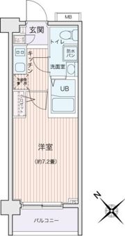 エコロジー都立大学レジデンスの間取り画像
