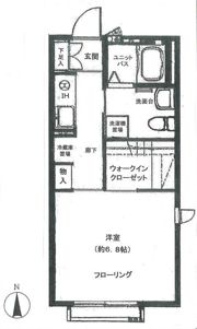 クレールみつわの間取り画像