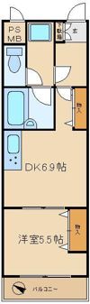 グロ－リア初穂千駄木の間取り画像