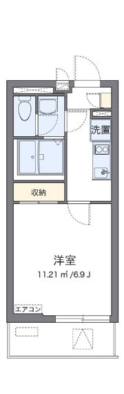 クレイノハピネス北綾瀬の間取り画像