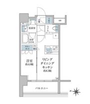 クレヴィア日暮里THE RESIDENCEの間取り画像