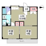 筑波レジデンスの間取り画像