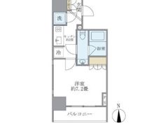 KDXレジデンス神田の間取り画像