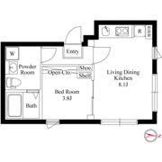 CASA PIAZZA 浅草本所の間取り画像