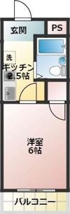コーポすえひろの間取り画像