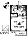 アルベリーノ東高円寺の間取り画像