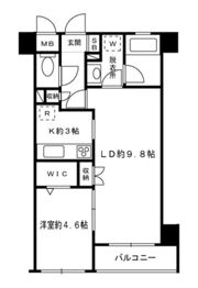 アトラスタワー西早稲田の間取り画像