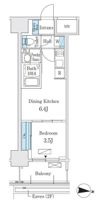 L＆Cレジデンス鶴舞公園の間取り画像
