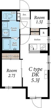CLUB FLAT shimoumaの間取り画像