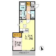 エクレウス下馬の間取り画像