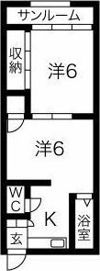 伊勢山ハイムの間取り画像